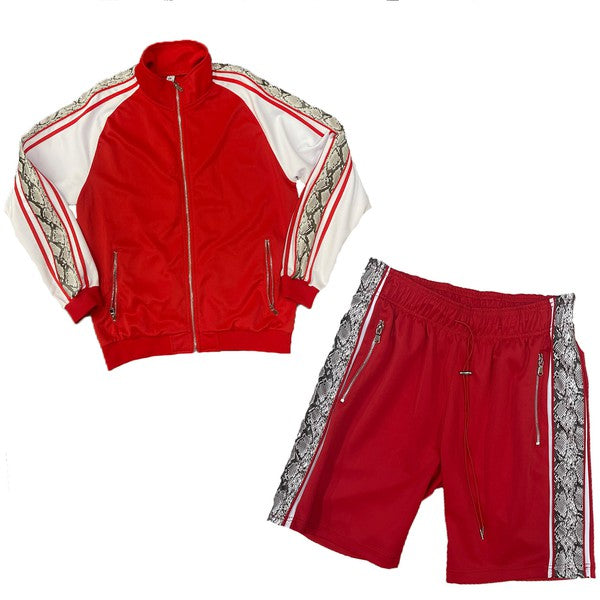 SNAKE SIDE SHORTS TRACK SET - 3 COLOR OPTIONS - UP TO 3XL