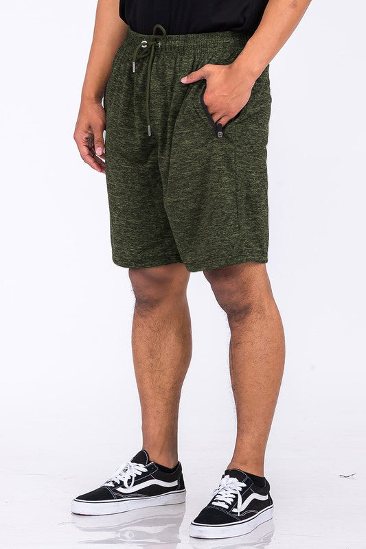 Marbled Active Running Shorts - 5 Color Options - Up To 3XL