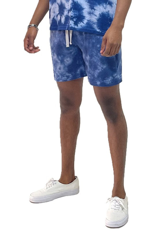 Cotton Tye Dye Sweat Shorts - 5 Color Options - Up To 3XL