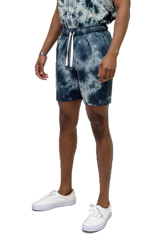 Cotton Tye Dye Sweat Shorts - 5 Color Options - Up To 3XL