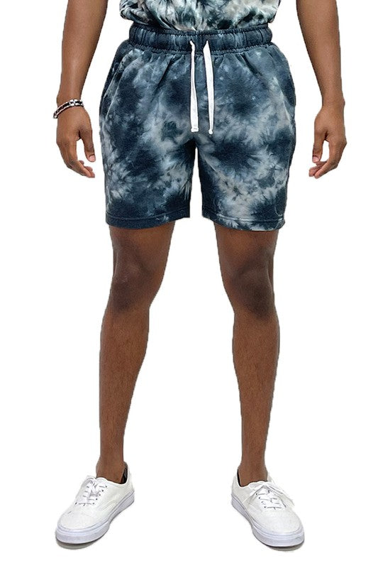 Cotton Tye Dye Sweat Shorts - 5 Color Options - Up To 3XL