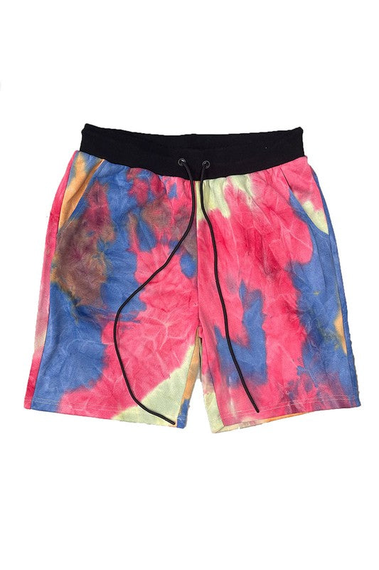 Men's Tye Dye Sweat Shorts - 6 Color Options - Up To 3XL