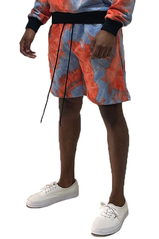 Men's Tye Dye Sweat Shorts - 6 Color Options - Up To 3XL