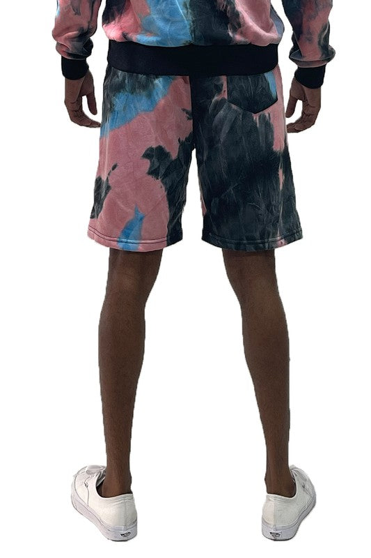 Men's Tye Dye Sweat Shorts - 6 Color Options - Up To 3XL