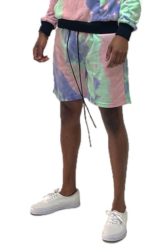 Men's Tye Dye Sweat Shorts - 6 Color Options - Up To 3XL