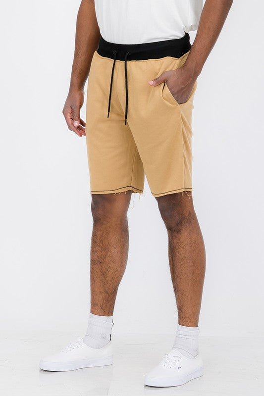 Raw Cut Sweat Shorts - 9 Color Options - Up To 3XL