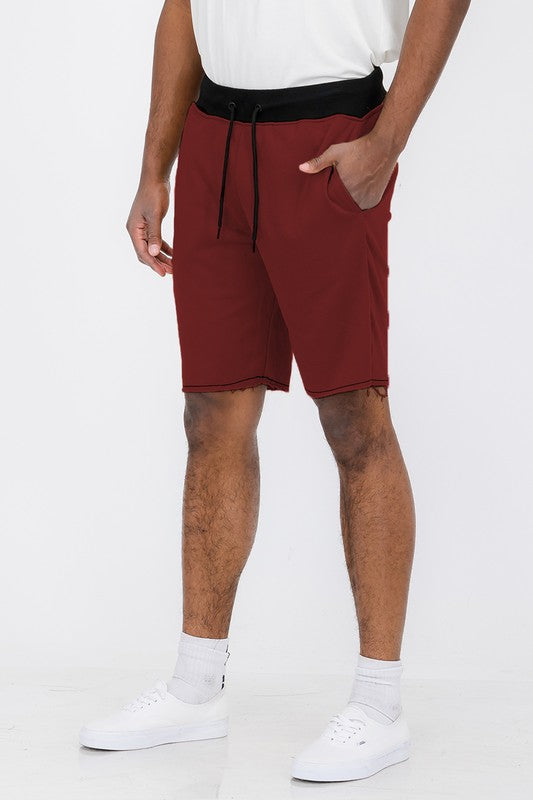 Raw Cut Sweat Shorts - 9 Color Options - Up To 3XL