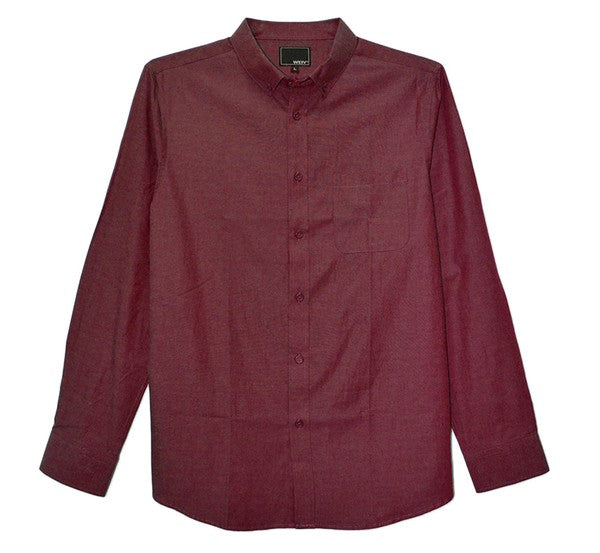 Men's Casual Long Sleeve Shirts - 13 Color Options Up To 3XL