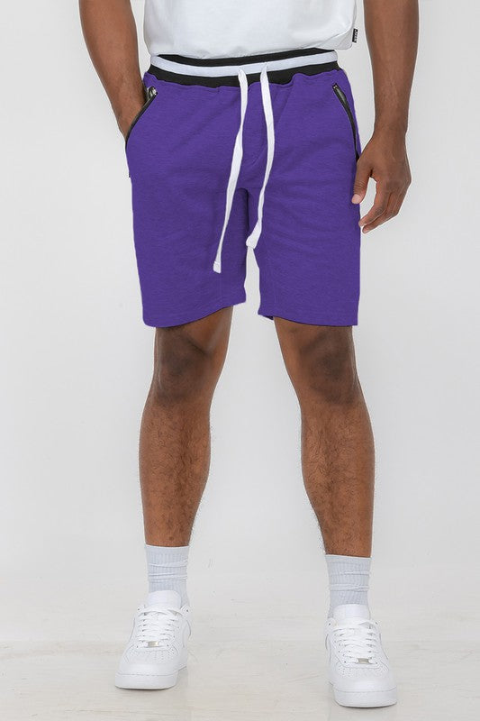 Men's French Terry Sweat Shorts - 12 Color Options - Up To 3XL