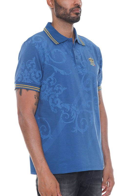 Version Couture Polo Button Down Shirt - 4 Color Options - Up To 3XL