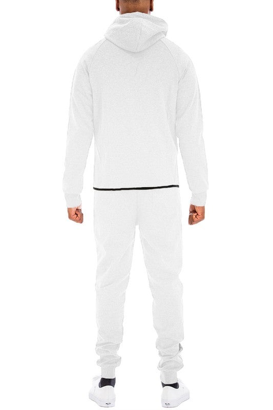 Mens Full Zip Sweat Pant Sweat Set - 16 Color Options, Up To 3XL