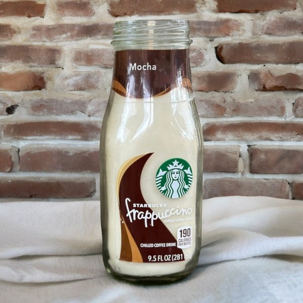 Starbucks Coffee Themed Scented Soy Wax Candle - WHITE - 5 Fragrance Options