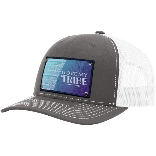 I Love My Tribe - Charcoal & White Hat/Baseball Cap