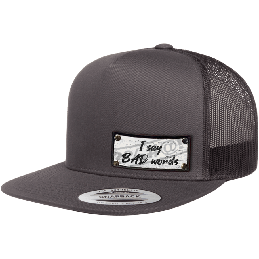 I Say Bad Words Charcoal Trucker Hat/Baseball Cap