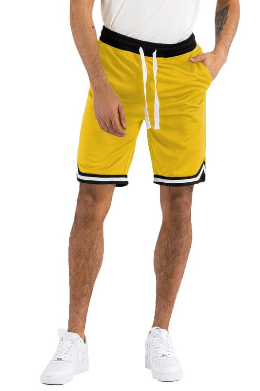 Solid Athletic Basketball Sports Shorts - 12 Color Options - Up To 3XL