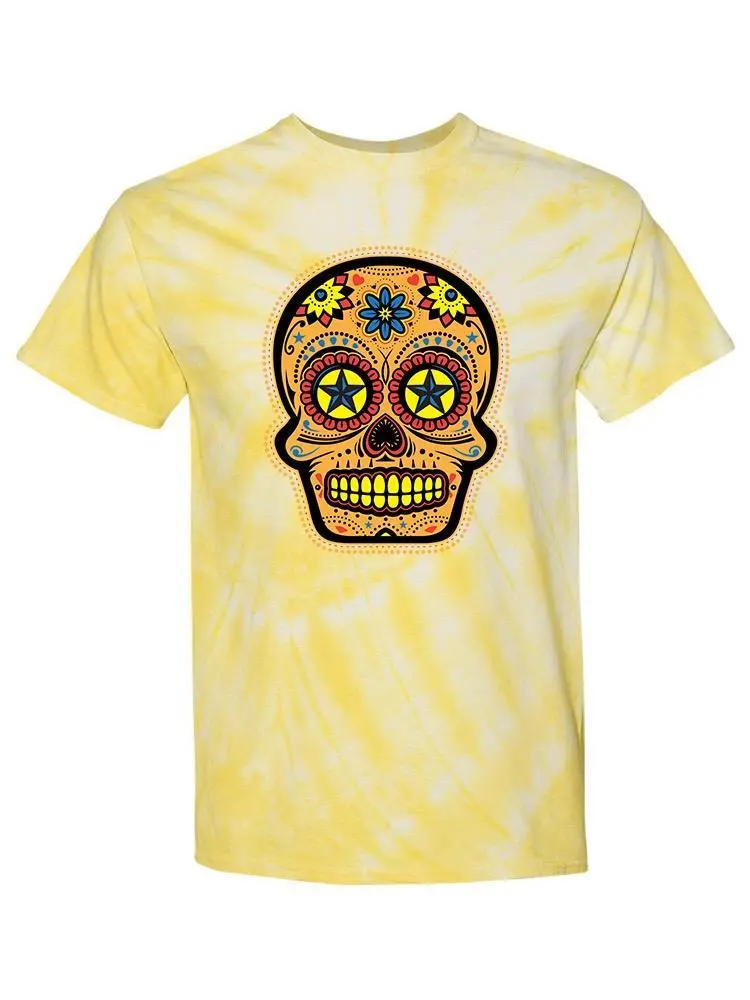 Colorful Skull Tie-Dye Cyclone