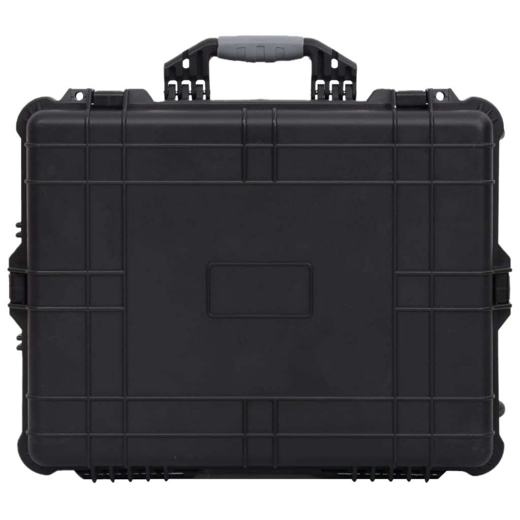 1 Piece VidaXL Wheeled Flight Case - Black