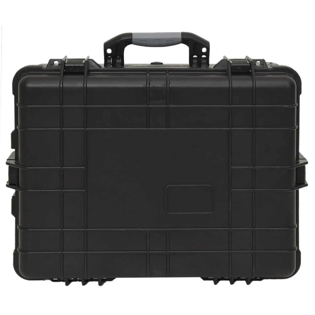 1 Piece VidaXL Wheeled Flight Case - Black