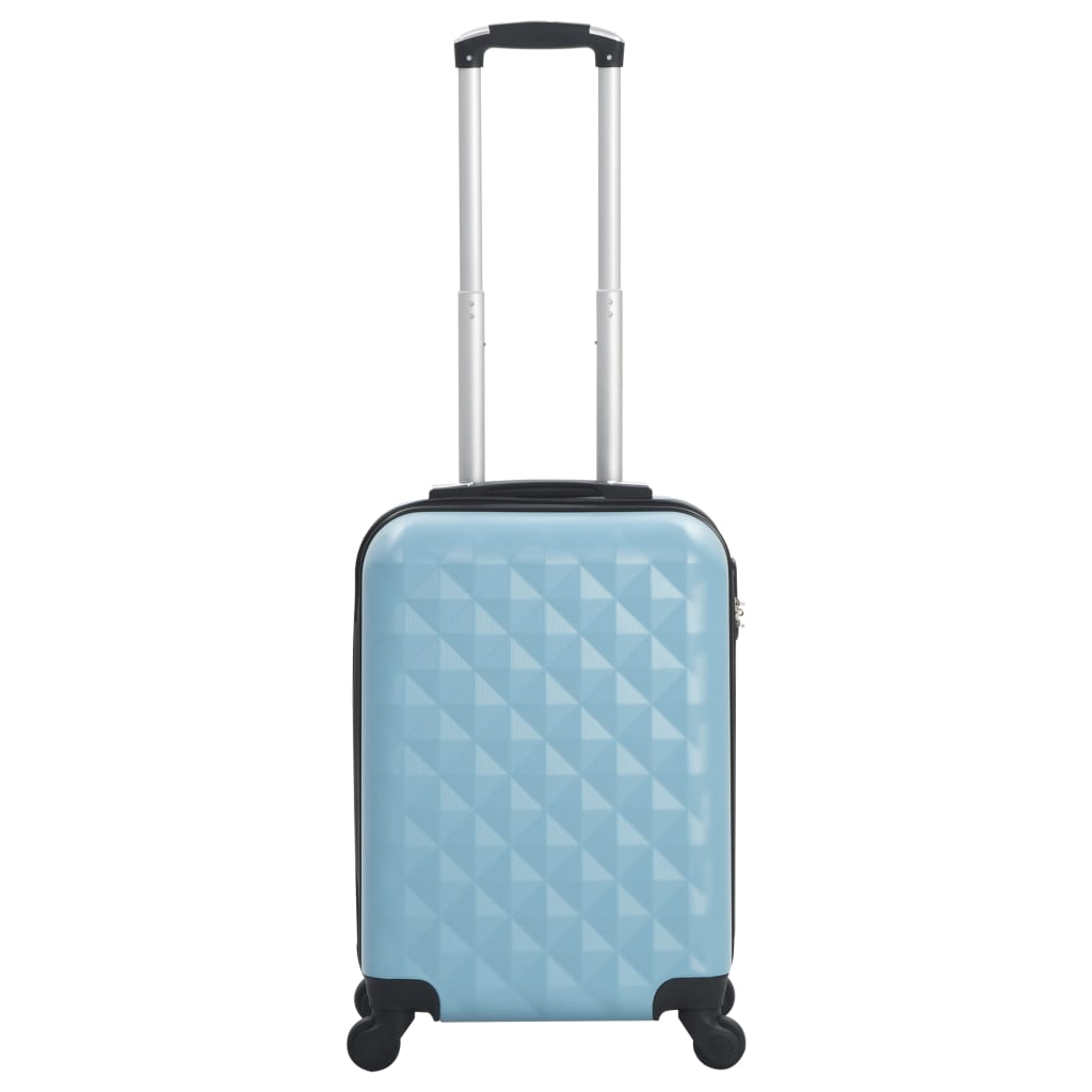 1 Piece VidaXL Hardcase Carry-On Trolley Blue ABS