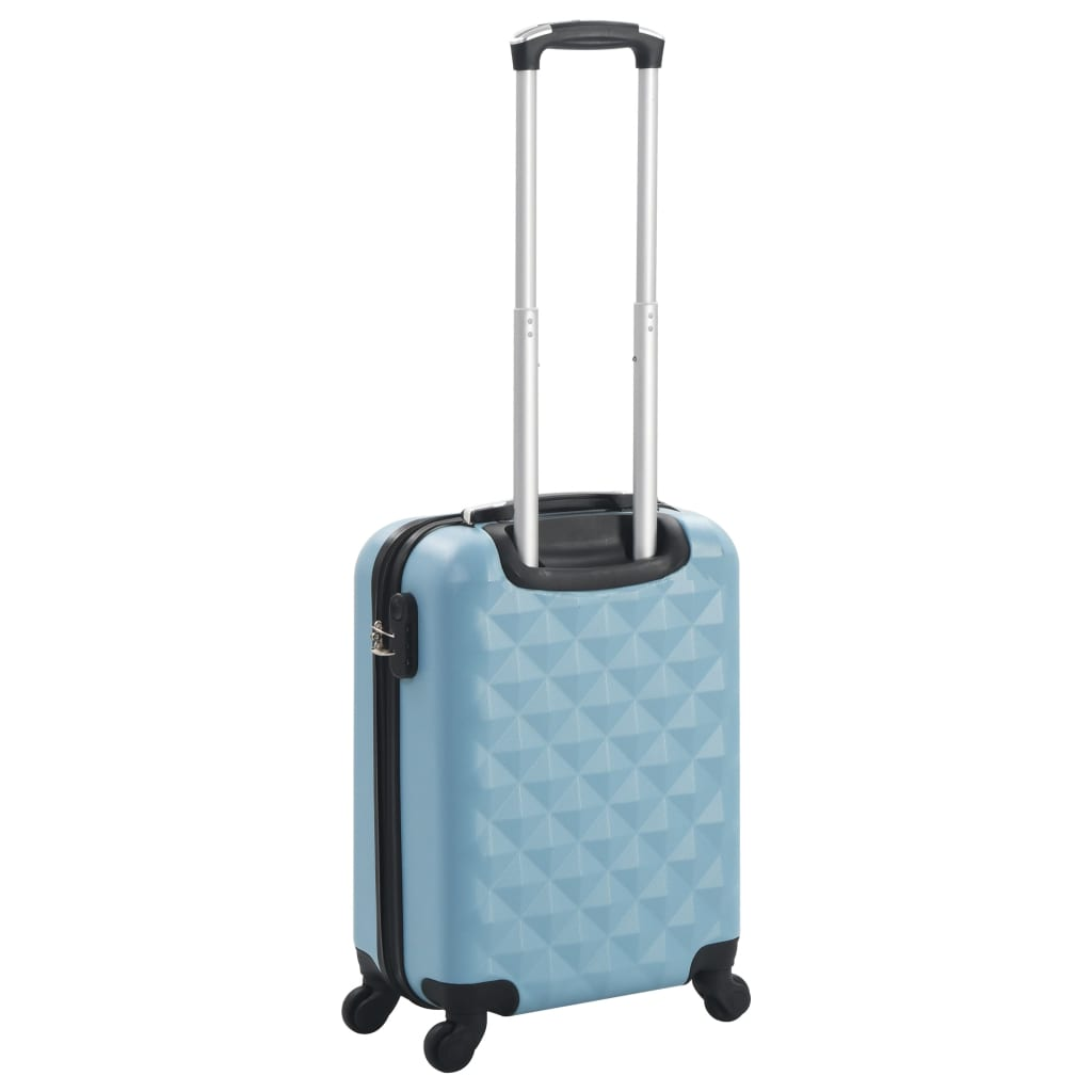 1 Piece VidaXL Hardcase Carry-On Trolley Blue ABS