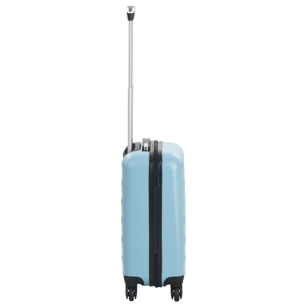 1 Piece VidaXL Hardcase Carry-On Trolley Blue ABS