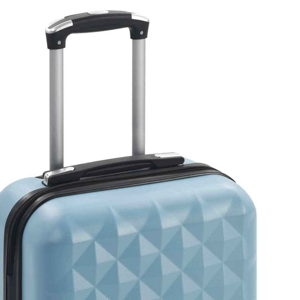 1 Piece VidaXL Hardcase Carry-On Trolley Blue ABS