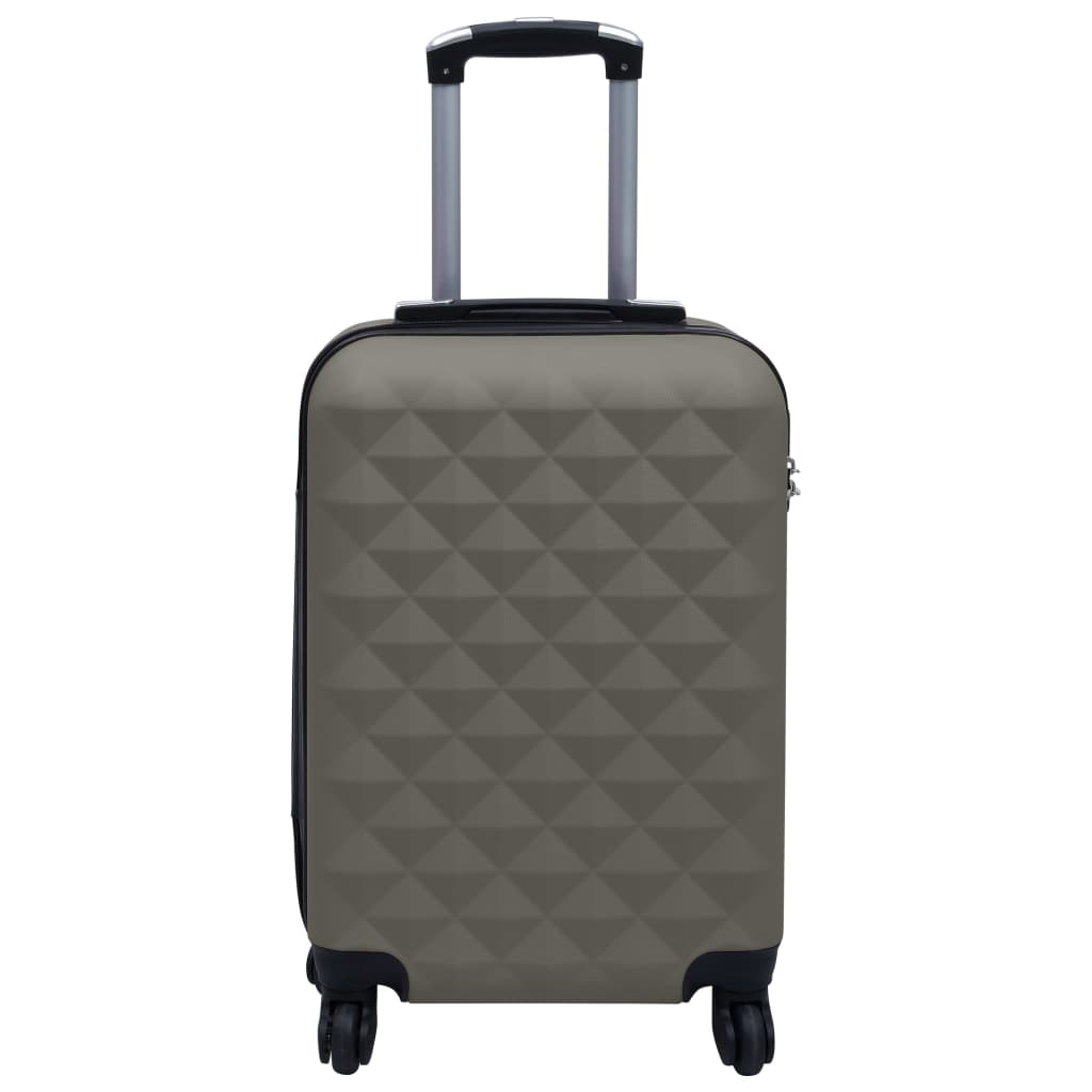 1 Piece VidaXL Hardcase Carry-On Trolley Anthracite ABS