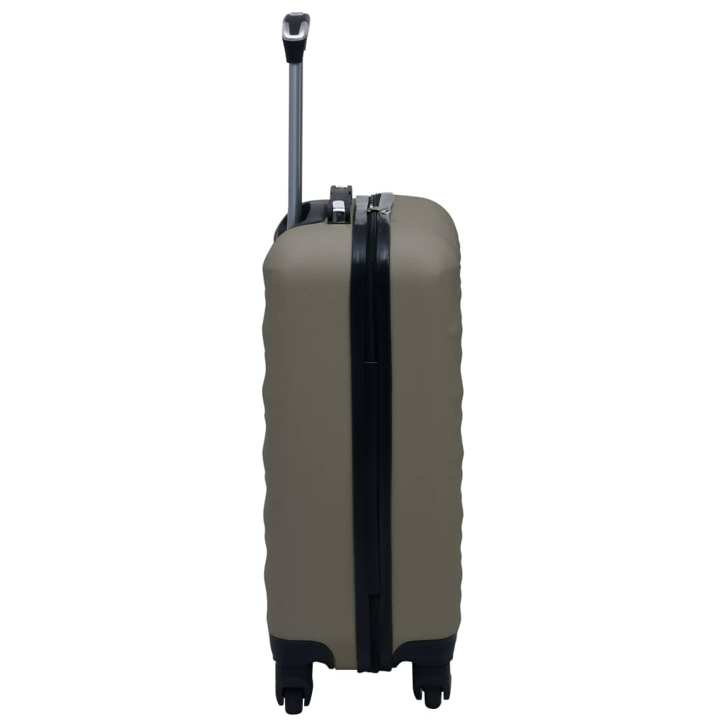 1 Piece VidaXL Hardcase Carry-On Trolley Anthracite ABS