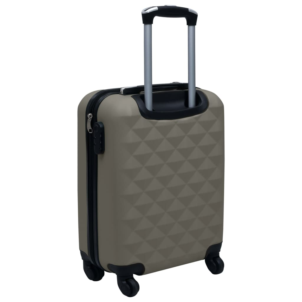 1 Piece VidaXL Hardcase Carry-On Trolley Anthracite ABS