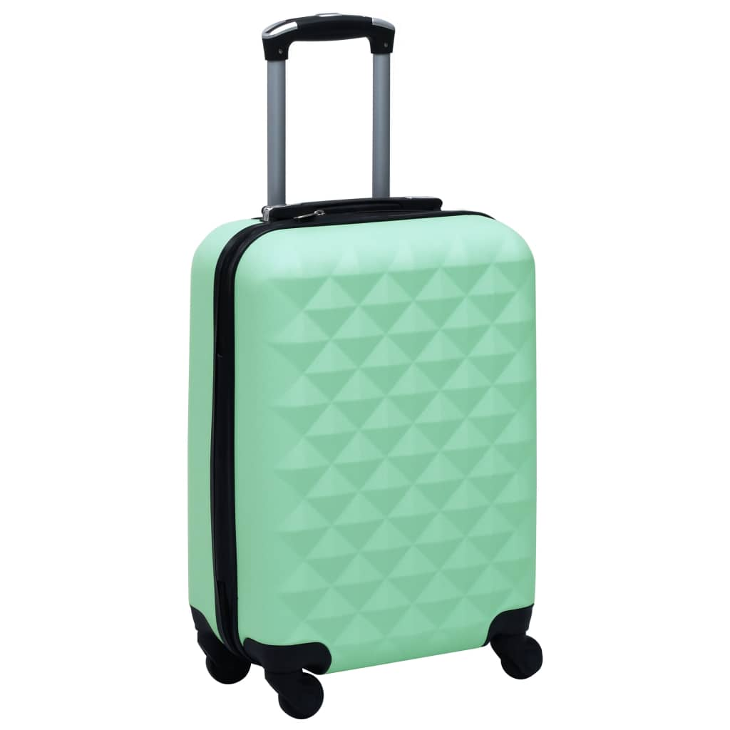 1 Piece VidaXL Hardcase Carry-On Trolley Mint ABS