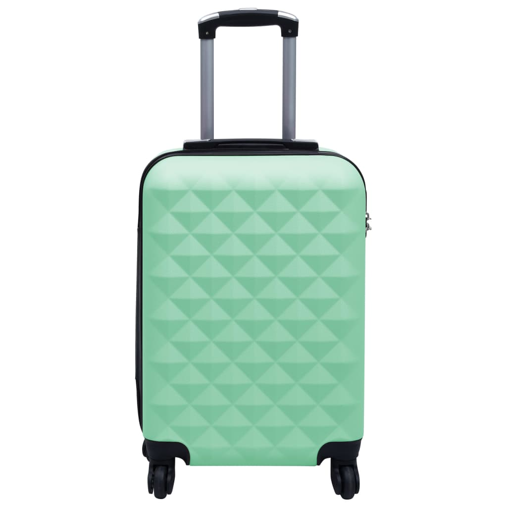 1 Piece VidaXL Hardcase Carry-On Trolley Mint ABS