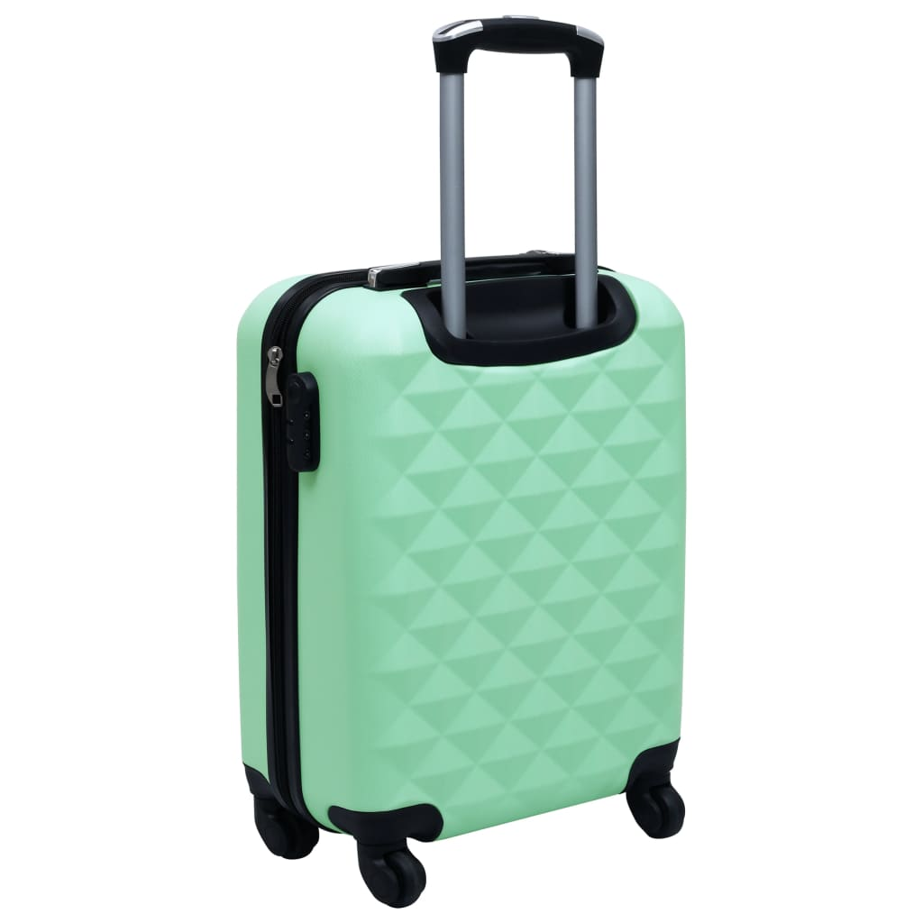 1 Piece VidaXL Hardcase Carry-On Trolley Mint ABS