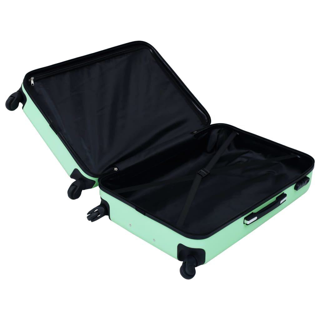 1 Piece VidaXL Hardcase Carry-On Trolley Mint ABS