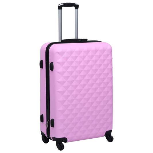 1 Piece VidaXL Hardcase Trolley Pink ABS