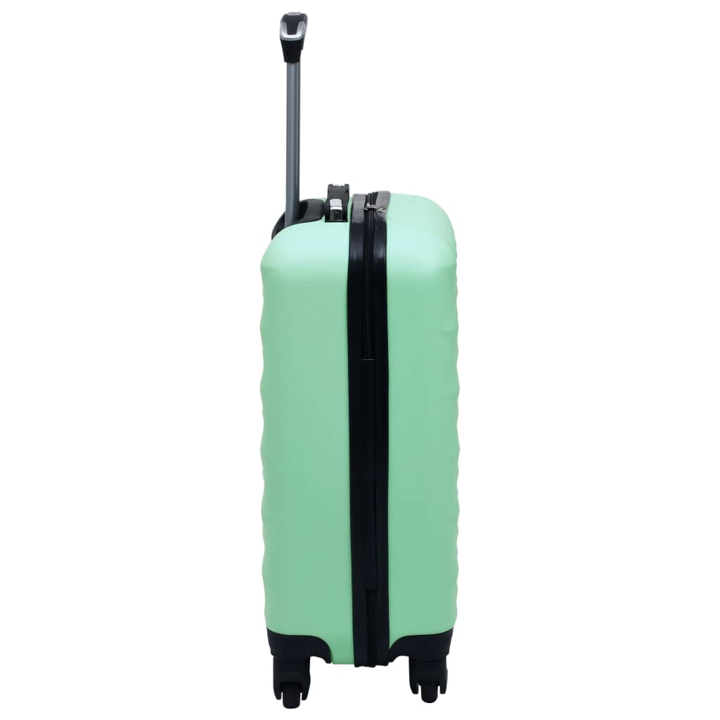 2 Piece VidaXL Hardcase Trolley Set Mint ABS