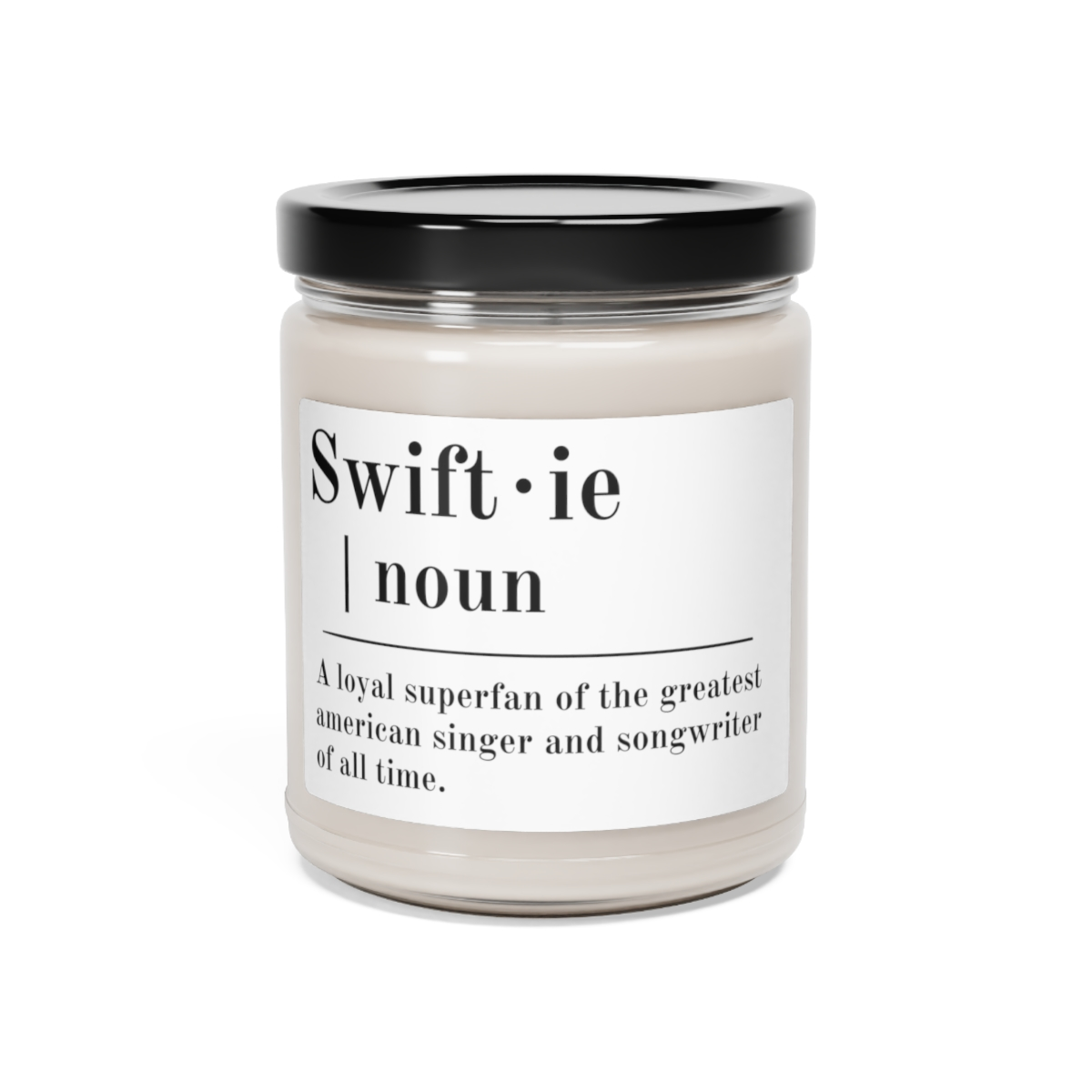 Swiftie Scented Soy Candle gift for Swiftie and Music Lover, 9oz