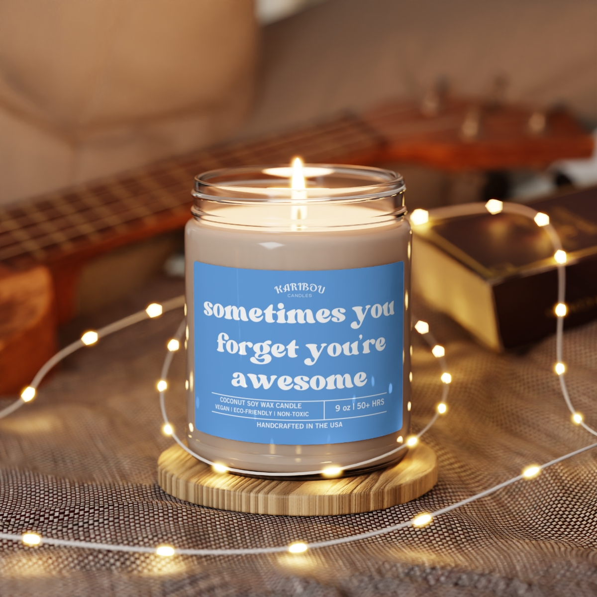 Sometimes you forget you're awesome-Funny gift Scented Soy Candle, 9oz - 5 Options