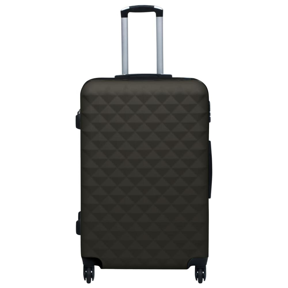 3 Piece Hardcase Trolley Set Anthracite ABS