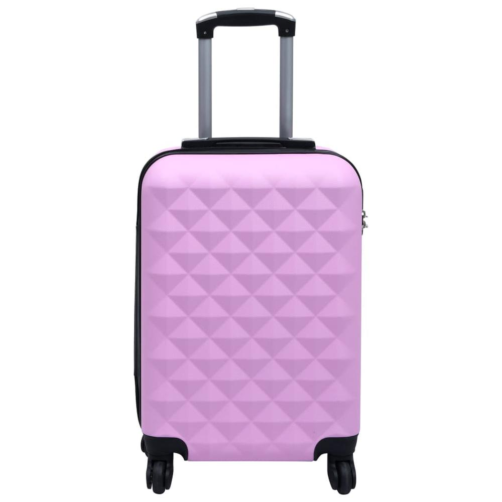 2 Piece Hardcase Trolley Set Pink ABS