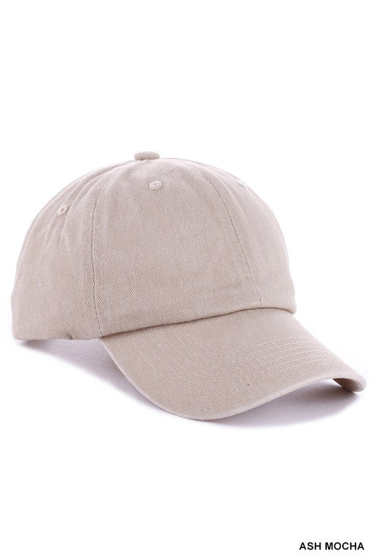 Vintage Washed Baseball Cap Hat - 10 Color Options