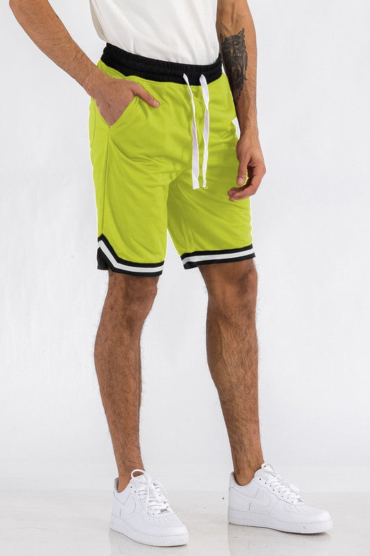 Solid Athletic Basketball Sports Shorts - 12 Color Options - Up To 3XL