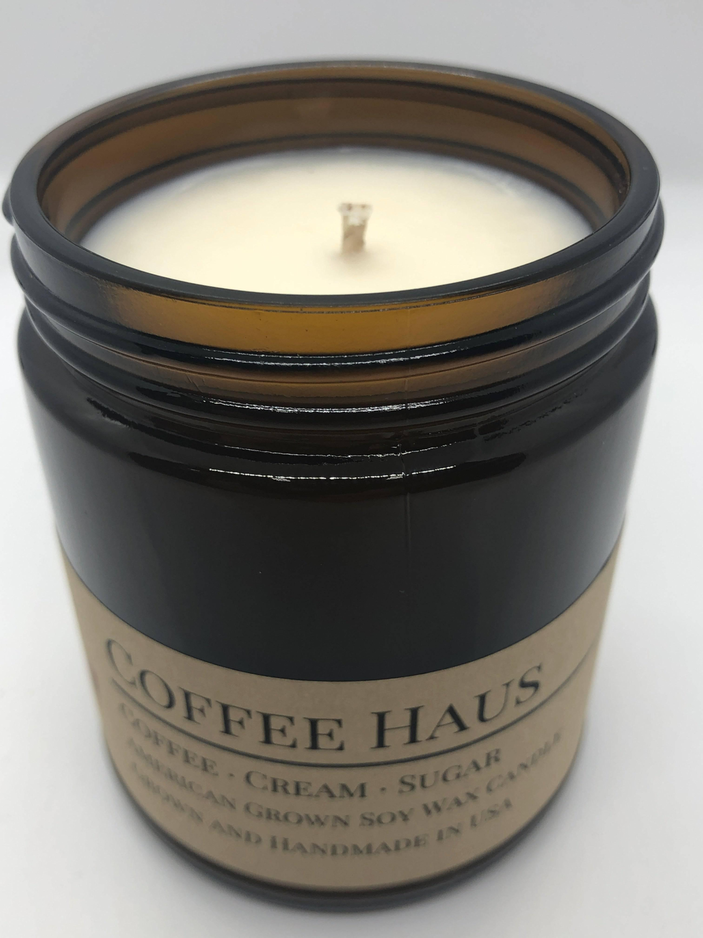 Scented Soy Wax Candle (8.0 oz) 50-60 Hour Burn Time, Cotton Wick, Amber Glass Jar, Grown and Made in USA - 15 Options