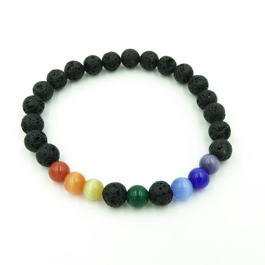 Handmade Personalized Aromatherapy Chakra Bracelet