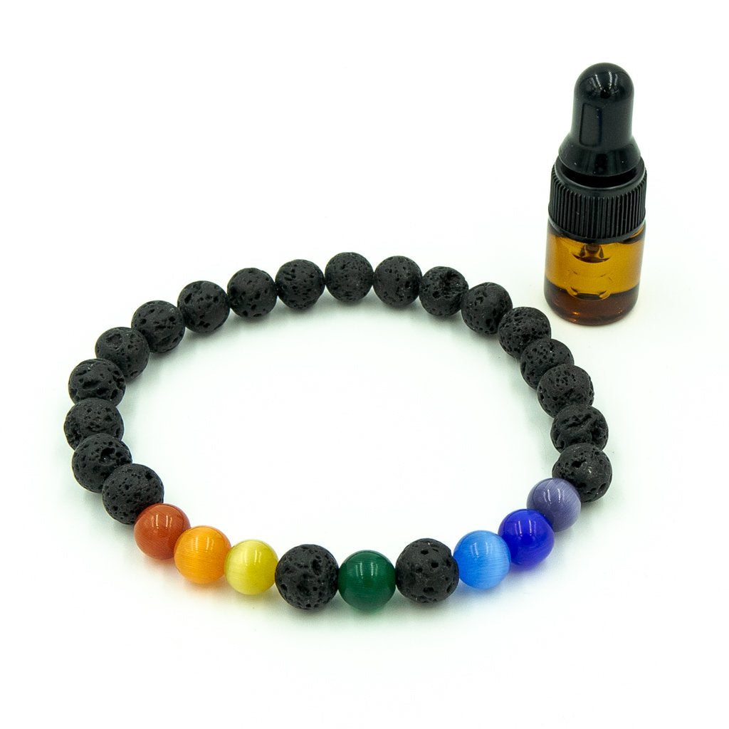 Handmade Personalized Aromatherapy Chakra Bracelet