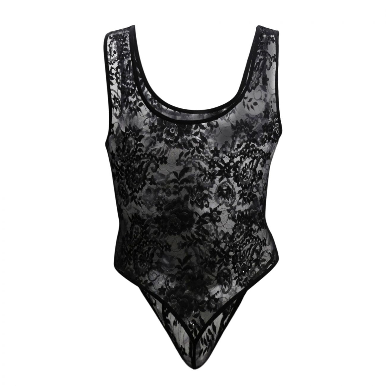 CandyMan 99380X Bodysuit Color Black