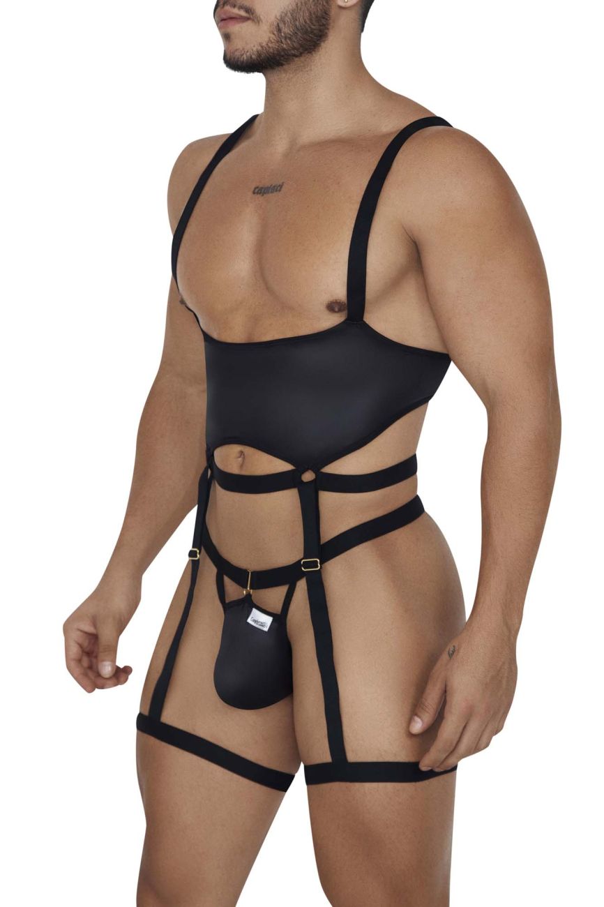 CandyMan 99667 Harness Bodysuit Color Black