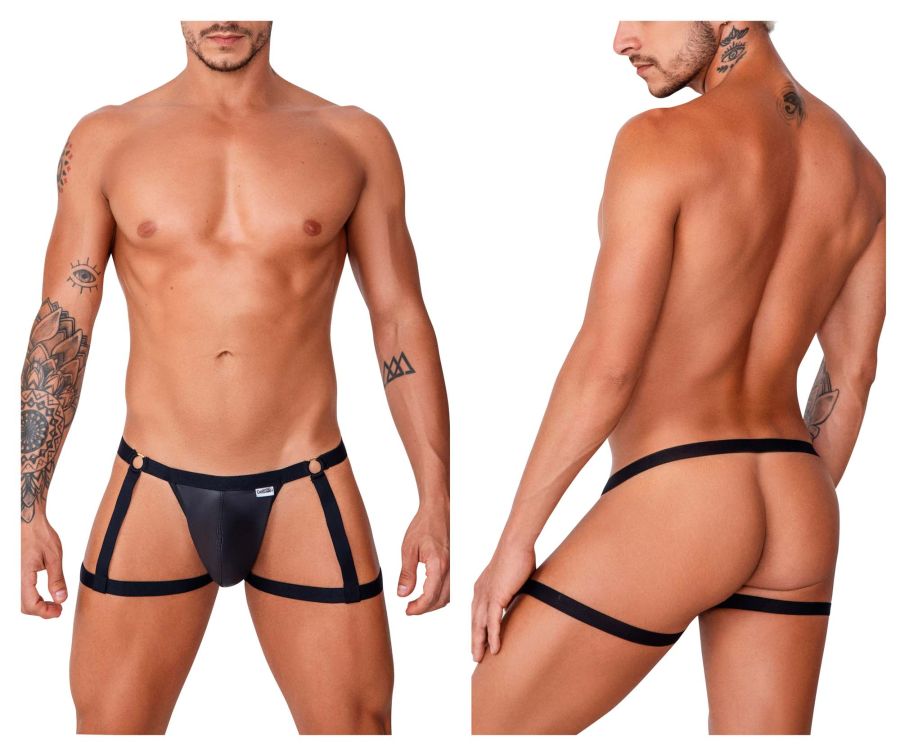 CandyMan 99749 Garter Jockstrap Color Black