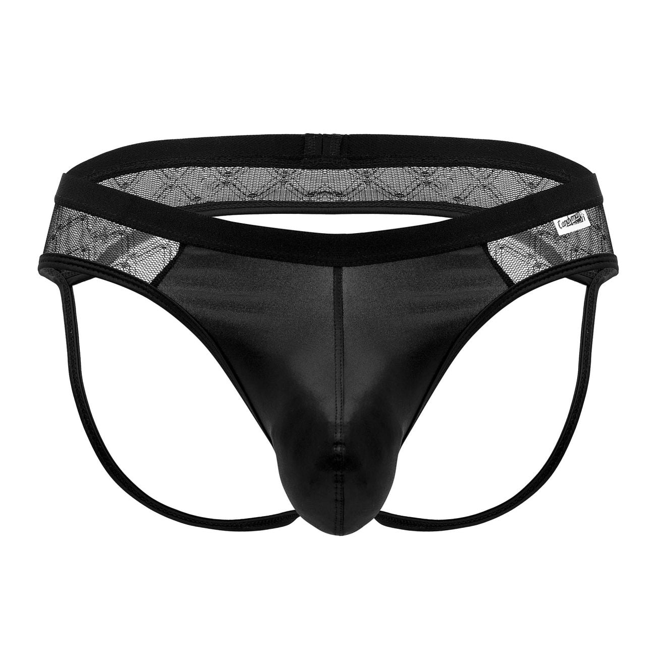 CandyMan 99763 Lace Jockstrap Color Black