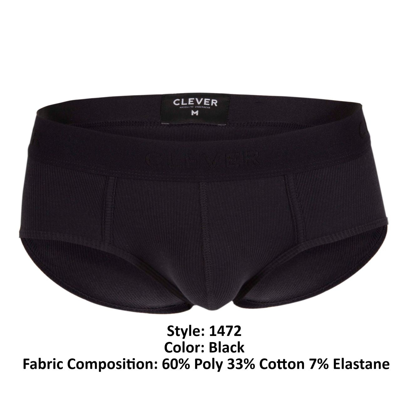 Clever 1472 Heavenly Briefs Color Black