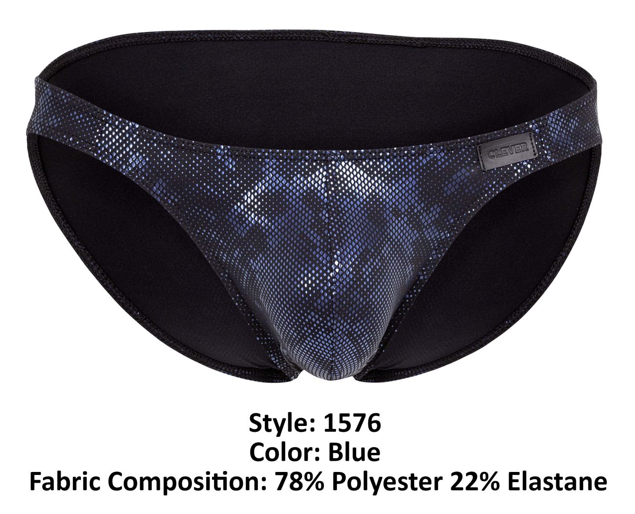 Clever 1576 Cambodia Bikini Color Blue